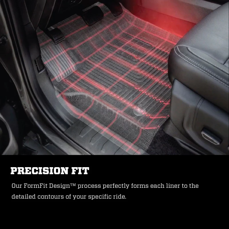 Husky Liners 10-12 Ford Fusion/Lincoln MKZ (FWD) WeatherBeater Combo Black Floor Liners - Image 7