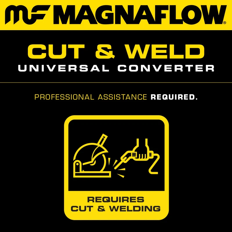 Magnaflow Conv Univ 2.25in Angled Inlet Front CA - Image 29
